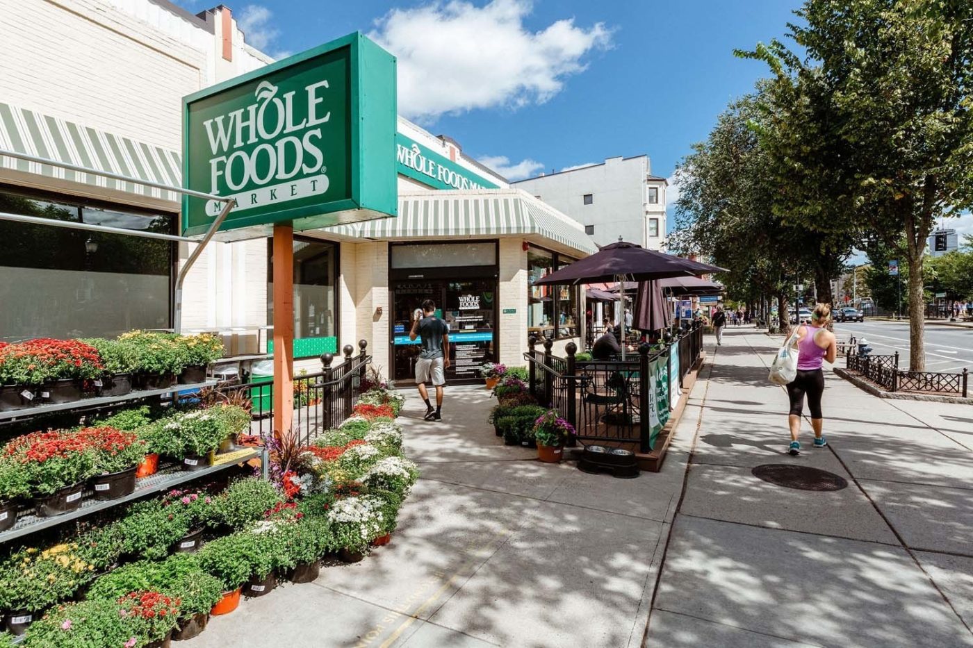 Exterior of Whole Foods near Symphony T stop