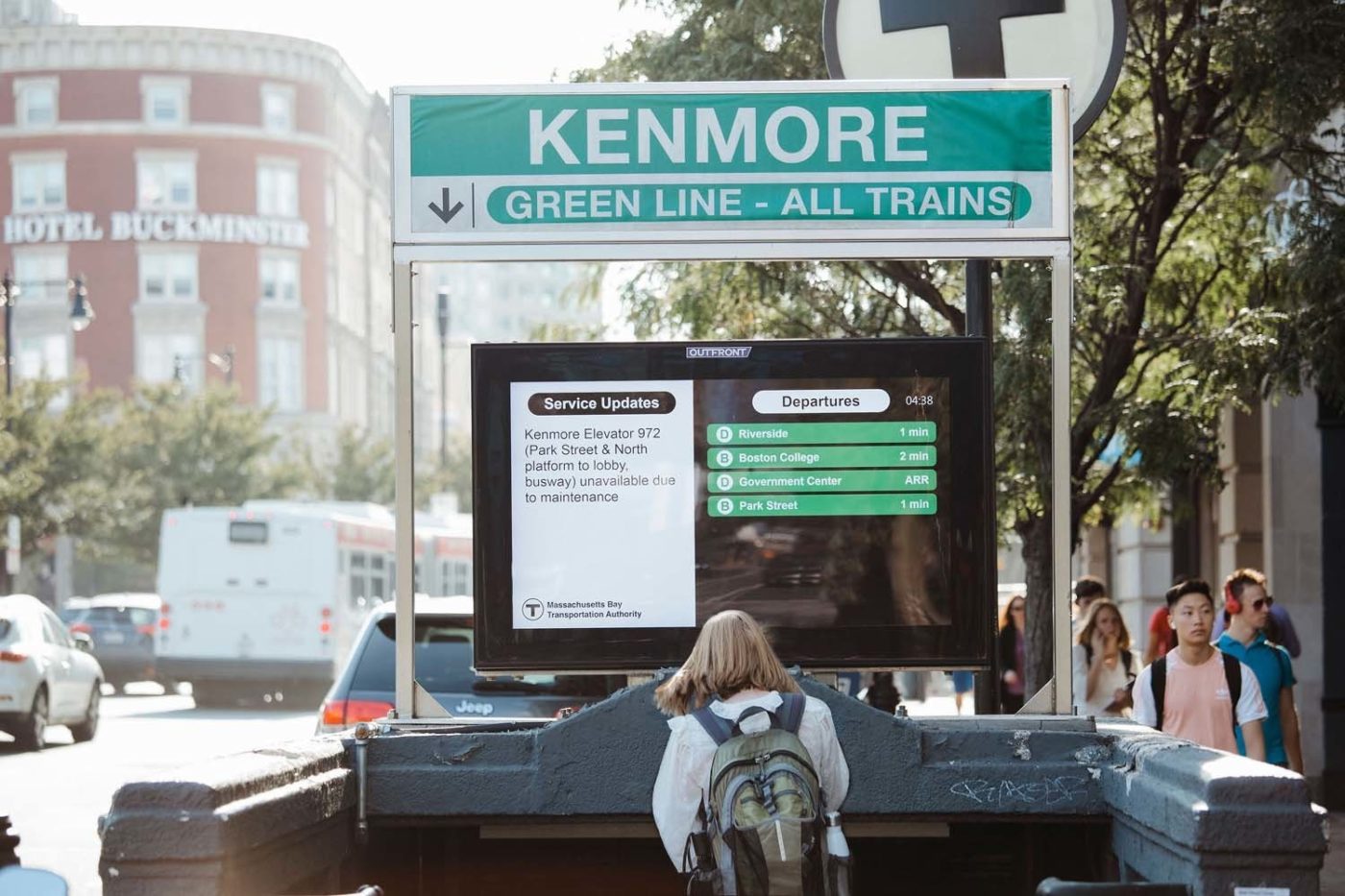 Kenmore Station MBTA Green Line Boston